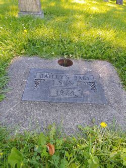 Baileys Baby Son Unknown 1974 Find A Grave Memorial