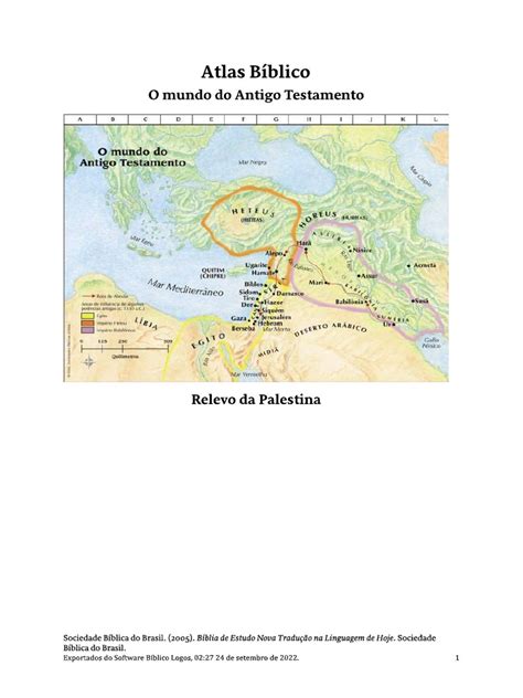 Mapas Do Antigo Testamento - Mapas Do Antigo Testamento | PDF