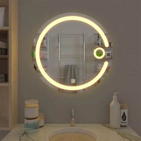 Artistic Apple LED Bathroom Mirror WallMantra