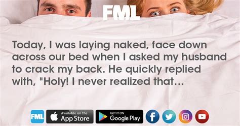 Love And Intimacy Today I Was Laying Naked Face Down Across Our Bed When I Asked FML