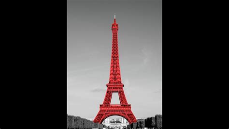 La Torre Eiffel Era Roja Youtube