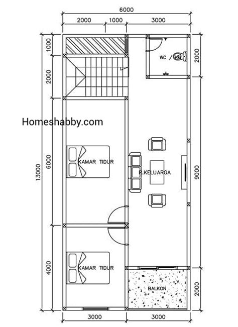 Desain Rumah 5x10 Tanpa Garasi Materi Belajar Online