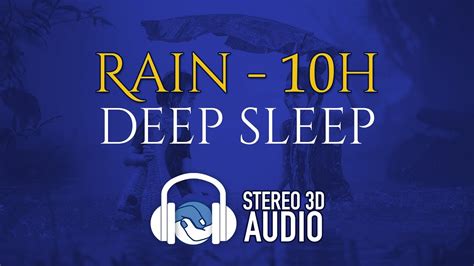 Rain Sound 10 Hours Deep Sleep Delta Waves Insomnia Real 3d Audio