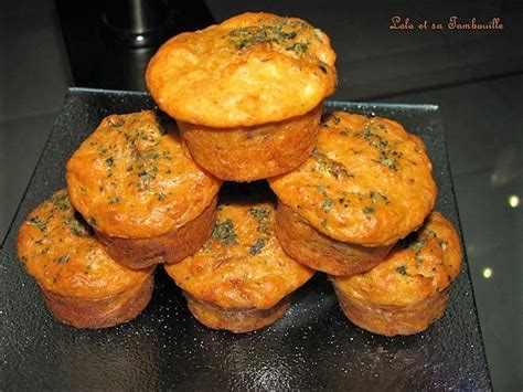 Mini muffins aux tomates séchées et féta Lolo Cake Pesto Mini Muffins