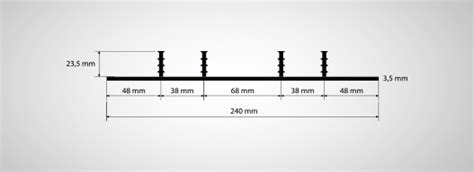 Junta De PVC Fugenband Tipo Waterbar AR 25 Fugenband