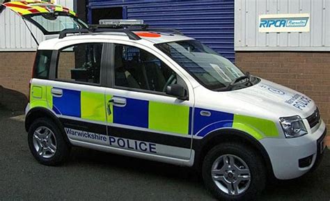 Panda 4x4 In Uk Police Regalia You Will Not Escape Into The Fields