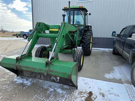 1975 John Deere 4230 Tractor With John Deere 148 Loader Engine Has