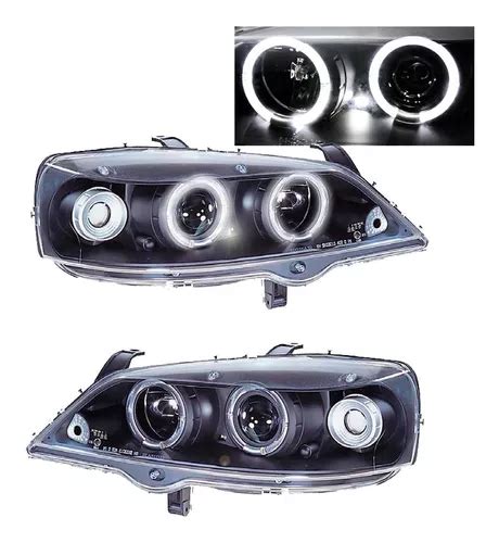 Farol Astra Led Angel Eyes M Scara Negra