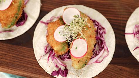 Vegan Fried Avocado Tacos Tastemade