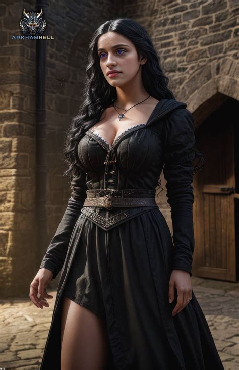 Anya Chalotra - Yennefer by ArkhamHeII on DeviantArt