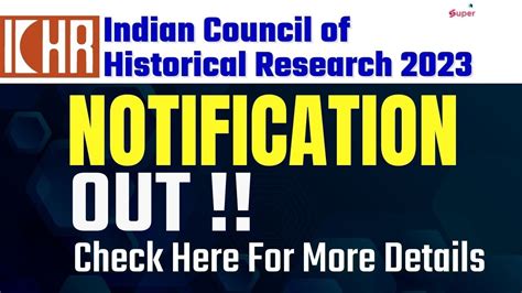 Indian Council Of Historical Research Recruitment 2023 ICHR