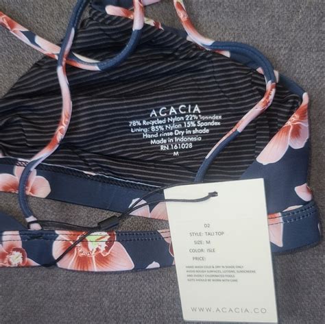 Acacia Swimwear Swim New Acacia Tali Isle Bikini Top Swimwear