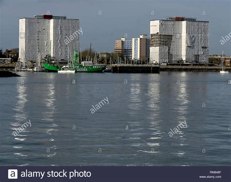 Tower Blocks Flats Apartments In Stock Photos And Tower Blocks Flats