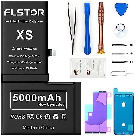 Amazon FLSTOR Battery Replacement For IPhone Xs 5000mAh Spare Li