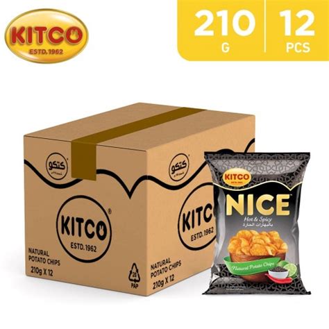 Buy Kitco Nice Hot Spicy Natural Potato Chips G Taw Eel