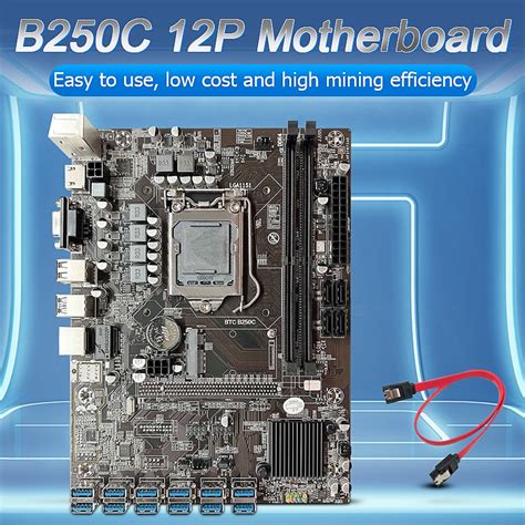 B C Btc Mining Motherboard Sata Cable Xpcie To Usb Graphics Card