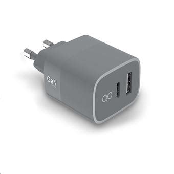 Chargeur Secteur Force Power W Usb A C Recycle Gris Chargeur Pour