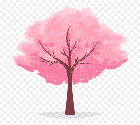 Cherry Blossom Tree Cartoon Clipart , Png Download - Animated Cherry ...