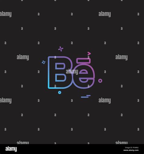 Behance Icon Design Vector Stock Vector Image Art Alamy