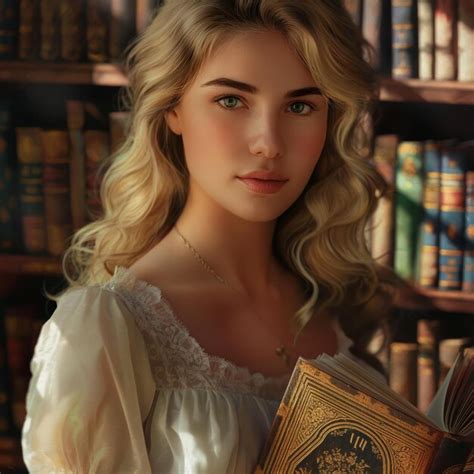 Premium PSD A Beautiful Woman Holding A Book Beautiful Babe Wallpaper