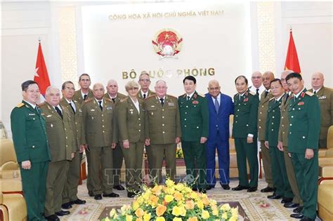 Vietnam Cuban Strengthen Defence Cooperation Vna Photos Vietnam