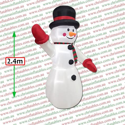 M Snowman With Carrot Nose Christmas Inflatable Airfigs Inflatables