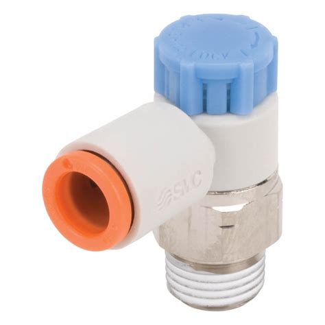 Smc Elbow Fitting Screw Speed Control Valve Dgj As F N S