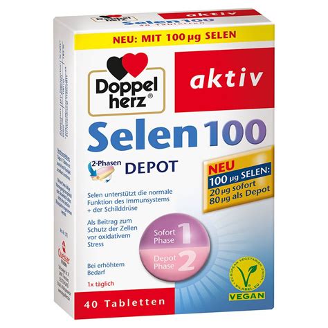 Doppelherz Aktiv Selen 100 2 Phasen Depot 45 St Shop Apotheke