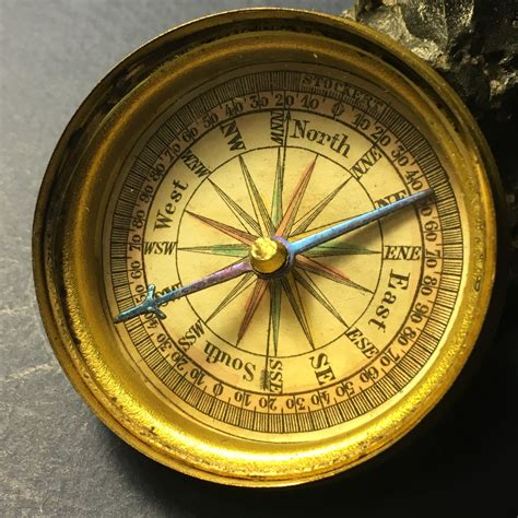 Zero Stock Antique Compass Made By Stockert Germany Explorer Antiques