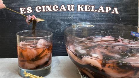 TERNYATA SEGER ENAK BANGET ES CINCAU KELAPA KW IDE JUALAN PALING