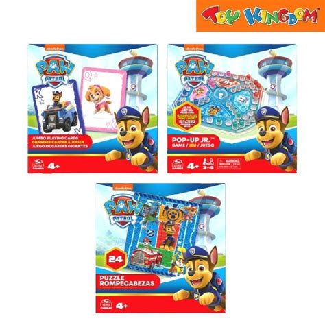 Spin Master Games Paw Patrol Game 3 Packs Bundle Shopee Philippines