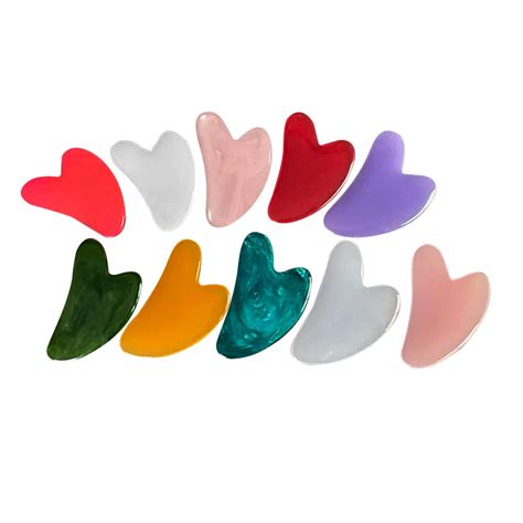Скребок для лица Gua Sha, массажный скребок для лица, шеи, спины ...