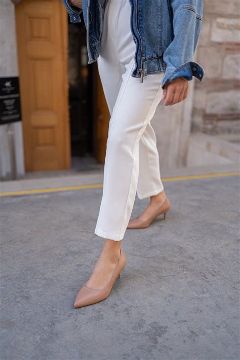 Nell Nude Deri Stiletto Ece nin Butiği