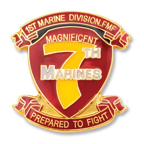 7th Marine Regiment Pin Devil Dog Depot