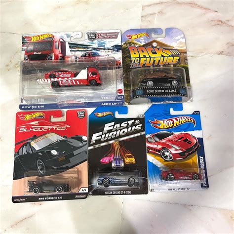 Hot Wheels 35 Each Tt Bmw M3 E46 Ferrari 599xx Porsche Rwb Bttf Ford Super De Luxe Fandf