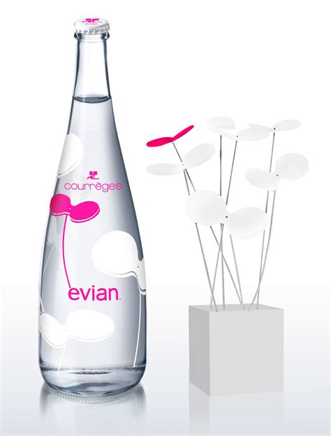 Evian's 2012 Design Bottle by Courrèges