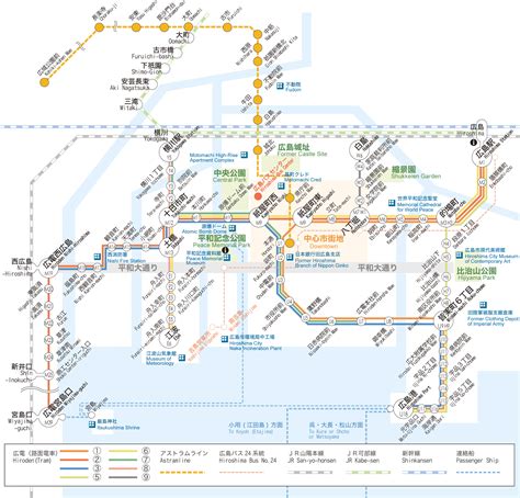 Hiroshima Train Map Hiroshima Train Map Train Hiroshima