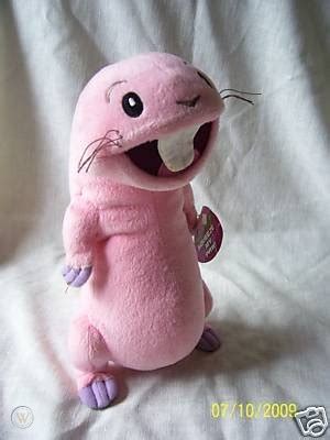 Plush Talking Rufus Mole Rat Kim Possible W Tag