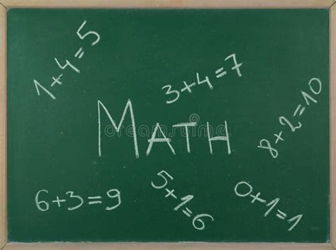 Math sign. stock photo. Image of easy, green, formulas - 211089036