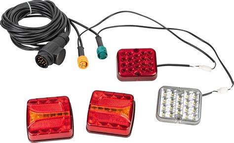 AUTOLIGHT 24 LED Rückleuchten Set inkl 5 Meter Kabelsatz 13 polig 12V