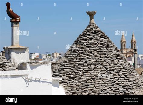 Overlooking The Trulli Of Rione Monti Area Alberobello Puglia With