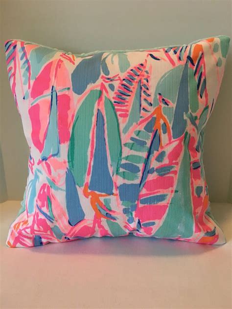 Lilly Pulitzer Pillow Lilly Pillow Cover Dorm Pillow Etsy Lilly