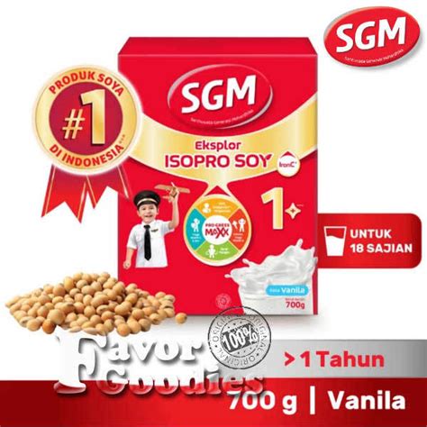 Exp 2025 SGM Eksplor ISOPRO SOY 1 Rasa Vanila Susu Soya Pertumbuhan