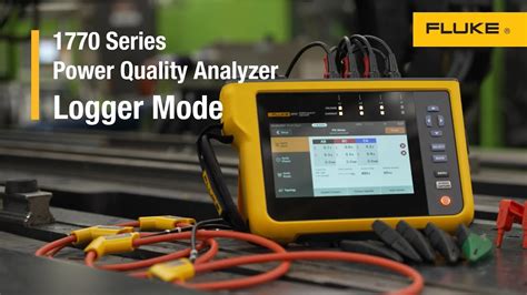 Using Logger Mode On The Fluke 1770 Series Power Quality Analyzers