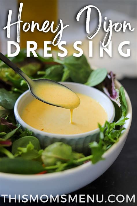 This Easy Homemade Honey Dijon Dressing Is The Perfect Sweet And Tangy