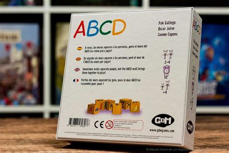 Brettspiel News De Kinderspiel ABCD Ist Bei GDM Games Erschienen