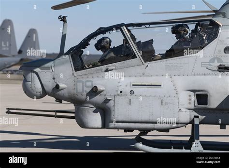 U S Marines In An Ah 1z Viper With Marine Light Attack Helicopter