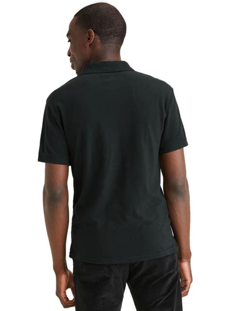 Ripley POLO MANGA CORTA ALGODÓN HOMBRE DOCKERS NEGRO T3