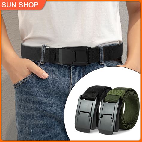 Mens Military Style Nylon Belts Tactical Belt Heavy Duty Belt Alloy