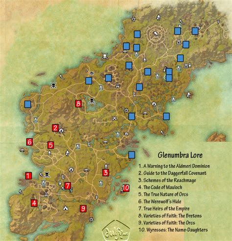 Eso Glenumbra Lorebooks Guide Mmo Guides Walkthroughs And News